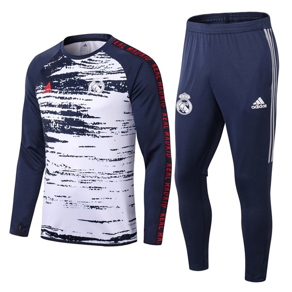 Tuta Calcio Real Madrid 20/21 Blu Bianco